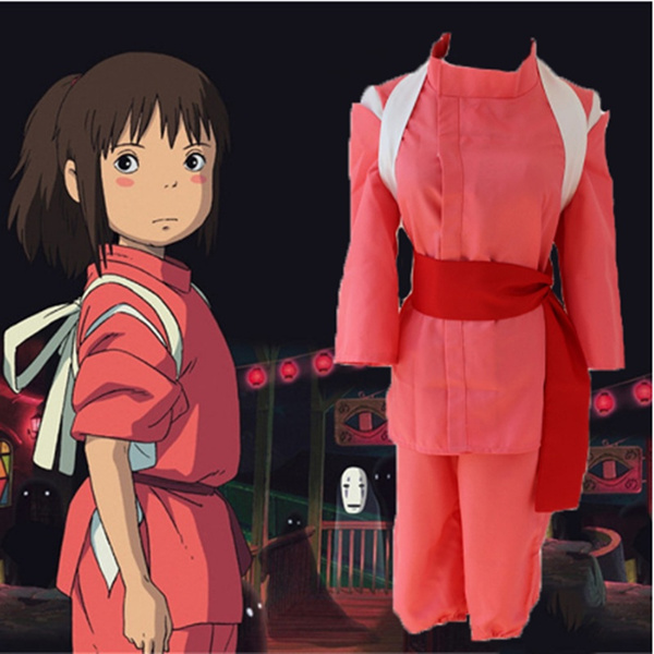 Anime Spirited Away Cosplay Costumes Chihiro Ogino Cosplay Costume Uniforms Halloween Party Sen To Chihiro No Kamikakushi Women