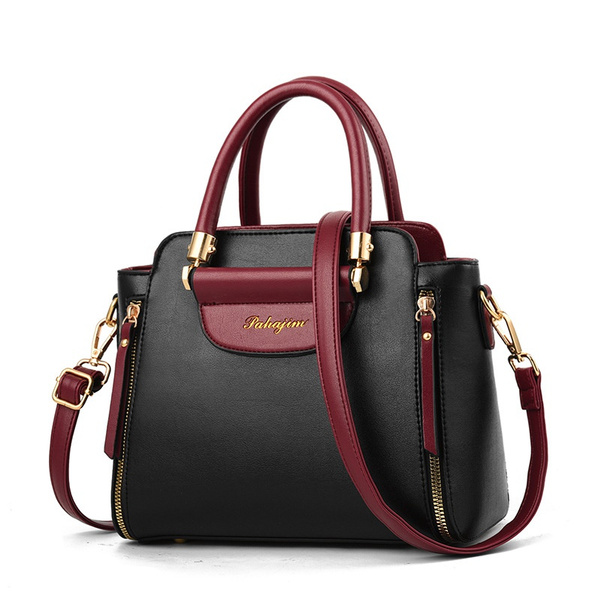 New Design Handbags Elegant Lady Hand Bag PU Leather Tote Shoulder