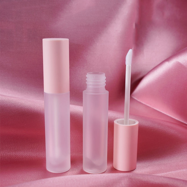 pink lipgloss tube