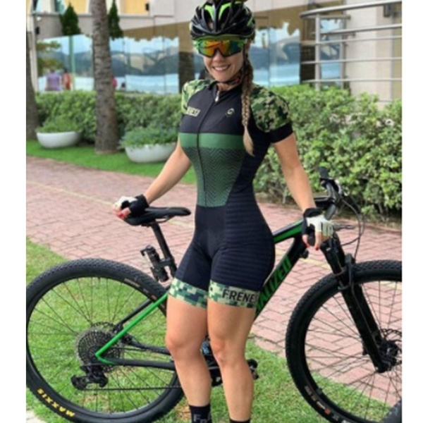 Pro Team Triathlon Skinsuit Women Bicycle Triathlon Suit Bike 