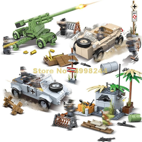 262-Piece WW2 Military Ambulance Building Block Set – Compatible With Lego, 2024 Release
