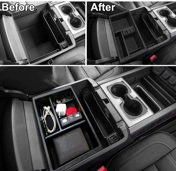 Center Console Organizer Armrest Storage Box for GMC Yukon 2015 2016