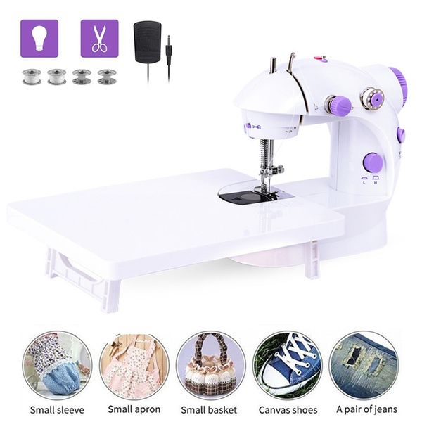 Sewing Machine, Small Sewing Machine with Extension Table for