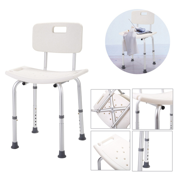 Elderly Medical Bath Shower Chair Adjustable 6 Height Bench Stool Seat   5e984cb332b99a005446c565 Large 