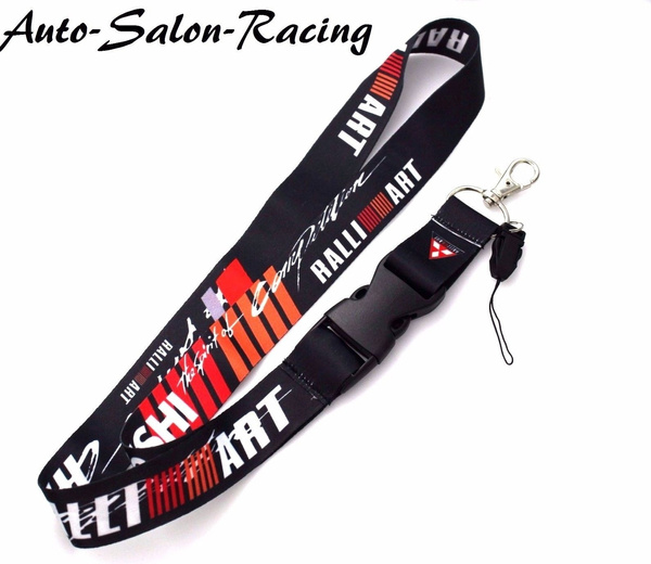 All NEW Ralliart Lanyard JDM Racing Keychain Holder Neck Strap High