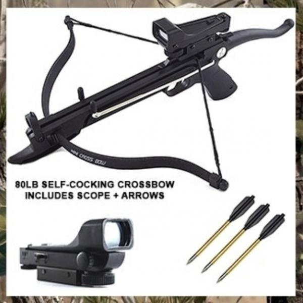  80 lbs Fishing Crossbow with Heavy 80 Fishing Bolt