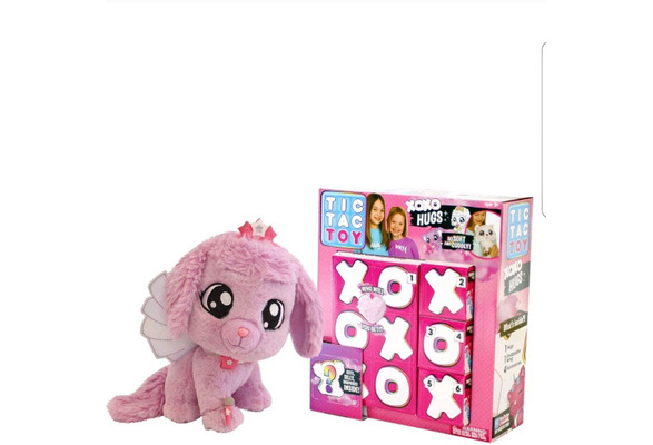 Tic Tac Toy XOXO Hugs Blind Mystery 6 Pack Plush Pink Swappable Wings Large  for sale online