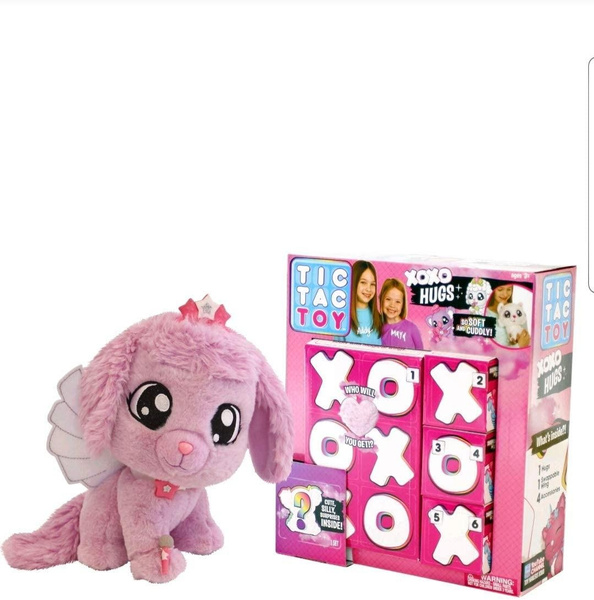 Tic Tac Toy XOXO Hugs Plush, Pink