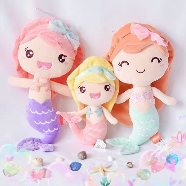 Toy Doll Birthday Gift Stuffed Animals Baby Girl Personalize Customize Plushie Mermaid Princess Doll Christmas Gift