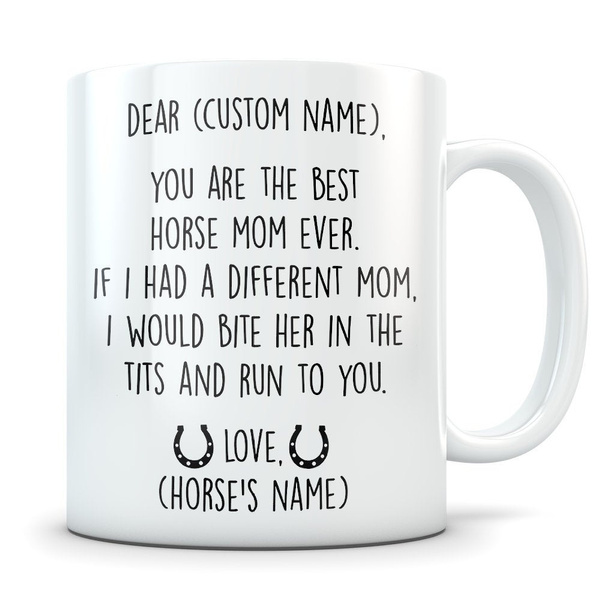 Personalized Best Mom Coffee Mug, Funny Mugs, Gift for Her, Mom Gifts