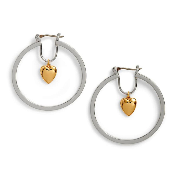 Tory burch heart earrings sale