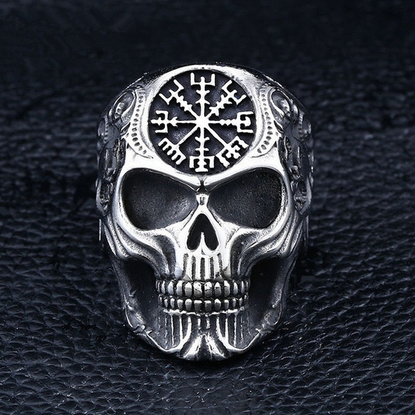 Viking skull clearance ring