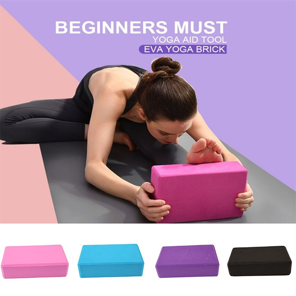 Exercise Stretch Foam Yoga Body Building Bolster Brick Yoga Blocks Block  Pilates