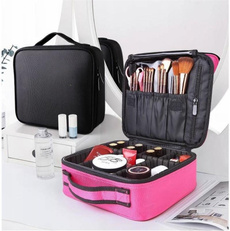 pink, travelcosmeticbag, cosmeticsbag, Maquillaje
