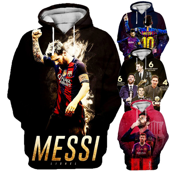 2020 New Soccer Stars Lionel Messi Hoodies Men Fashion Football