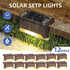 walllight, Outdoor, solarsteplamp, Waterproof