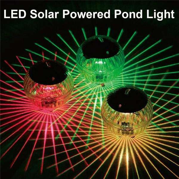 solar pool disco light