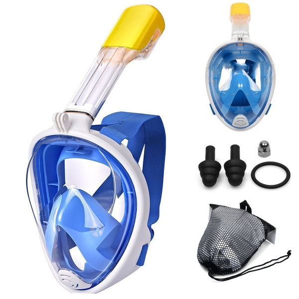 Underwater Scuba Mask Anti Fog Full Face Diving Mask Snorkeling Set ...