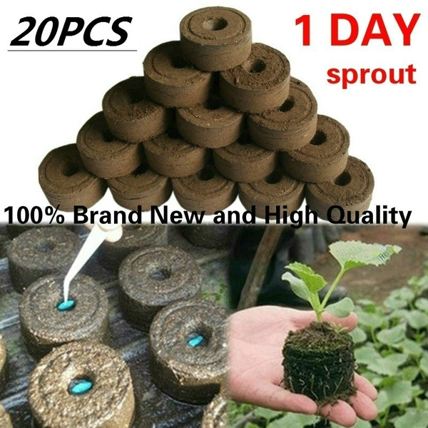 High Quality 10/20Pcs 30mm Jiffy Peat Pellets Seed Starting Plugs ...