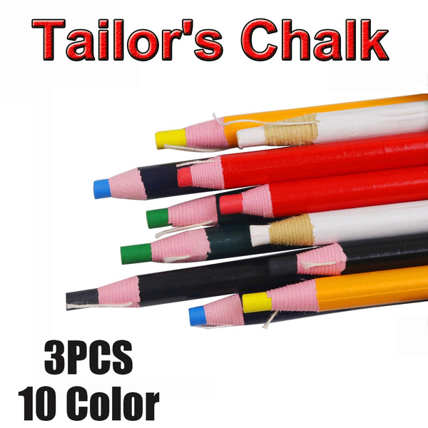 3PC Cut-free Sewing Tailor's Chalk Pencils Fabric Marker Pen Garment Accessories 