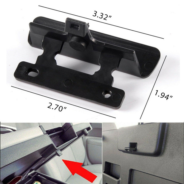 Center Console Armrest Latch Lid Lock For Chevy Silverado & GMC Sierra 2008-2013 - Black