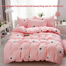 pink, Romantic, bedquiltcoverset, Bedding