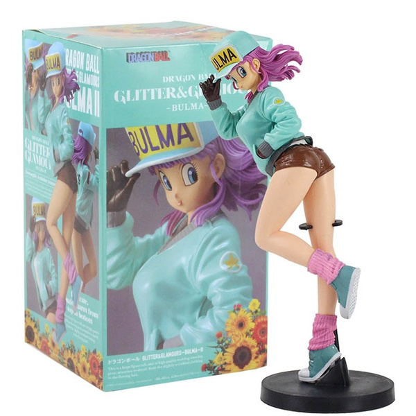 Anime Dragon Ball Z Bulma Glitter And Glamours Pvc Action Figure Collectible Model Toy Wish