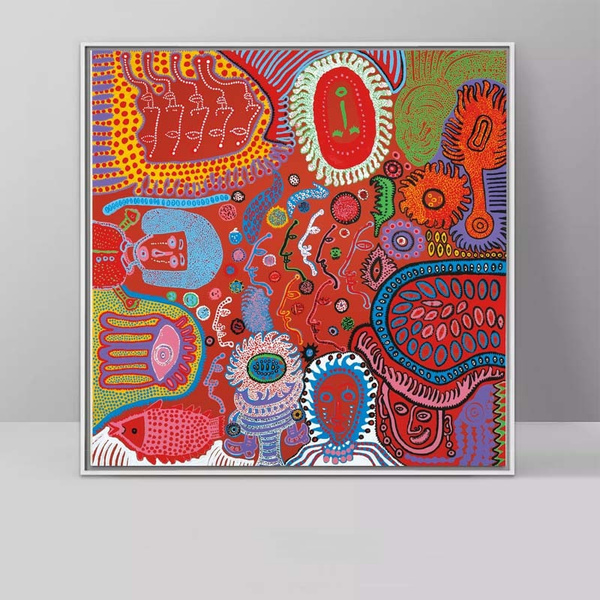 Yayoi Kusama Posters Canvas Art Painting Cartoon Print Picture For Kids Yayoi Kusama Posters Canvas Art Painting Cartoon Print Picture For Kids
