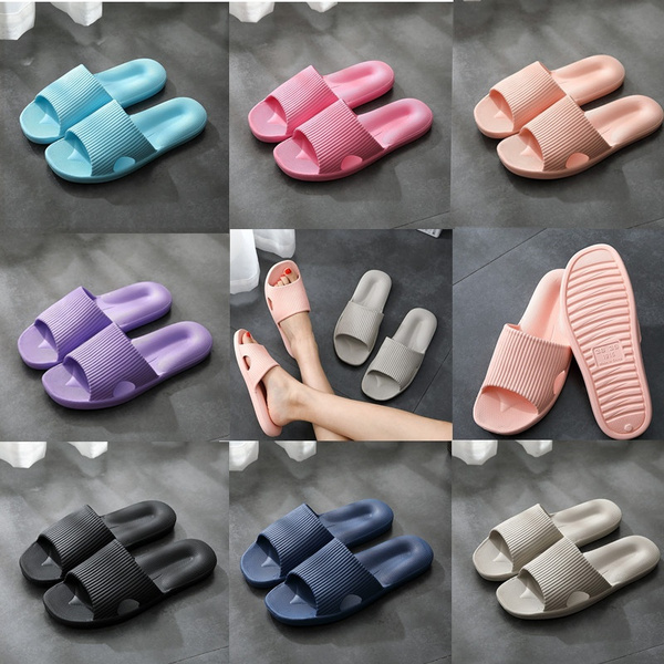 Plastic discount bathroom slippers