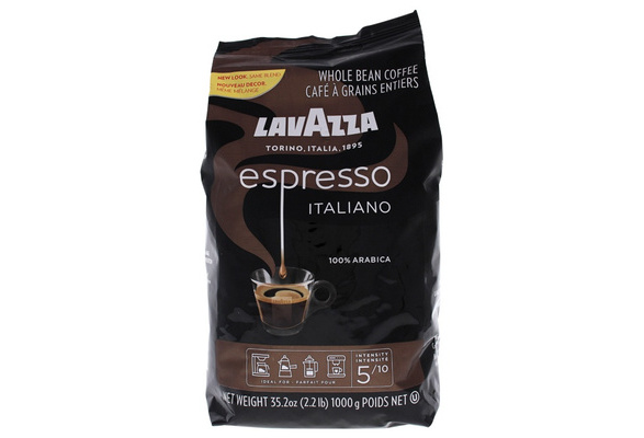 Lavazza Caffe Espresso Whole Bean Coffee, Medium Roast (35.2 Oz.)