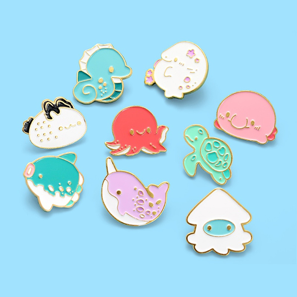 Critter Friends Enamel Pin Set