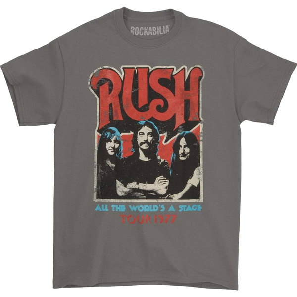 rush all the world's a stage t shirt