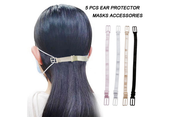 KRY 5Pcs Ear Mask Hook Silicona Ear Wear Hebilla Ajustable M/áscara de Oreja Extensi/ón Hebilla Hebilla M/áscara extra/íble para Protectores auditivos