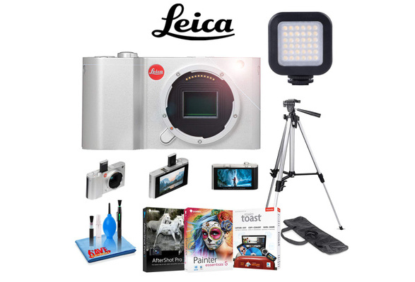 Leica T Digital Camera (Silver, 18181) with Corel Mac Photo