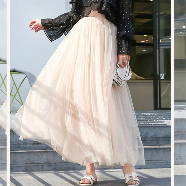 Tulle maxi hotsell skirt 00