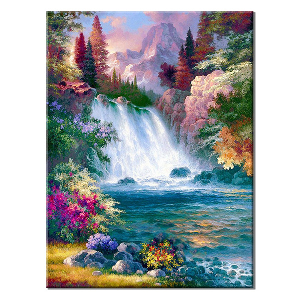 Best Deal for DIY 5D Large Diamond Painting Kits Natural Scenery