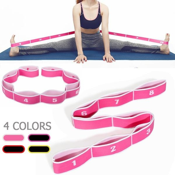 Women Girls Latin Dance Elastic Stretch Belt GYM Exercise Pull