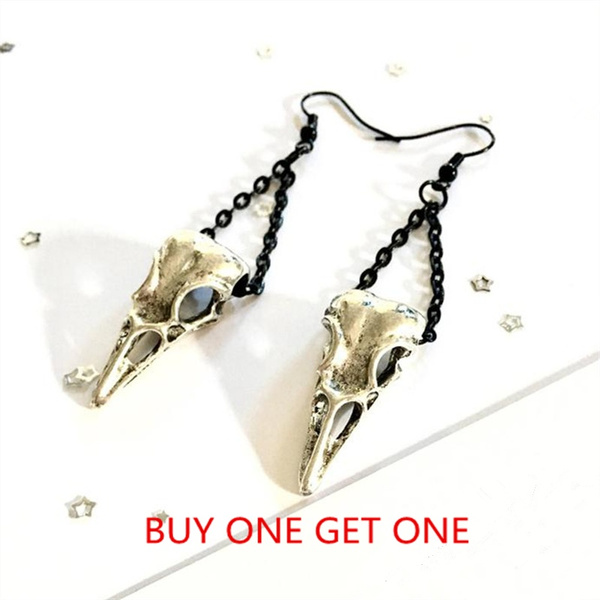 2020 fashion gothic skull necklace women