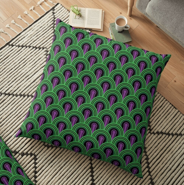 The Shining Overlook Hotel Room 237 Carpet Leggings Print Pillow