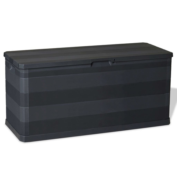 Garden Storage Box Black 117X45X56 Cm Gartenbox Tuin box Boîte de