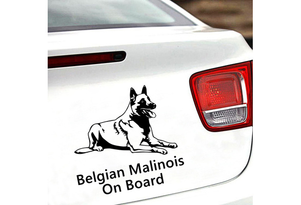 Funny Belgian Malinois decal,Vinyl decal,car decoration,Sticker dogs Lover 