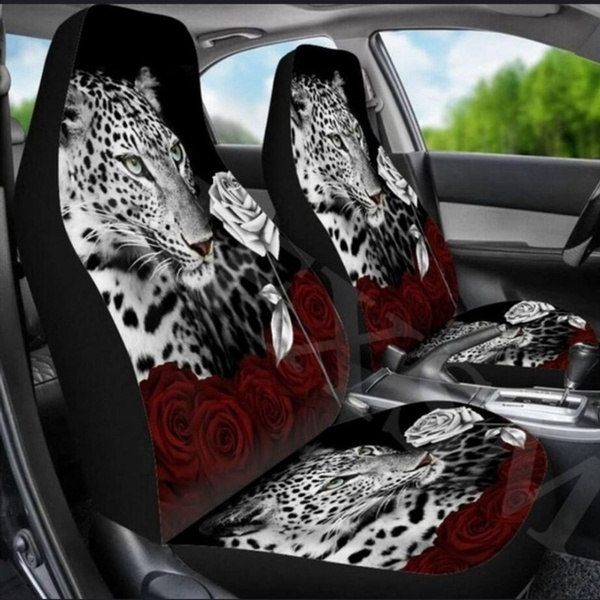 leopard print car seat cover