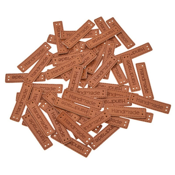 Personalized leather clothing labels