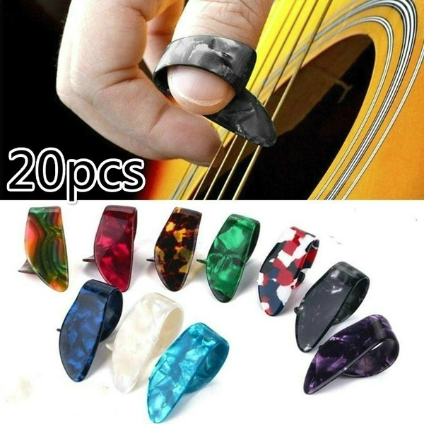 20Pcs/Set Guitar Part Finger Picks Guitar Picks Pickup Guitar Bass ...