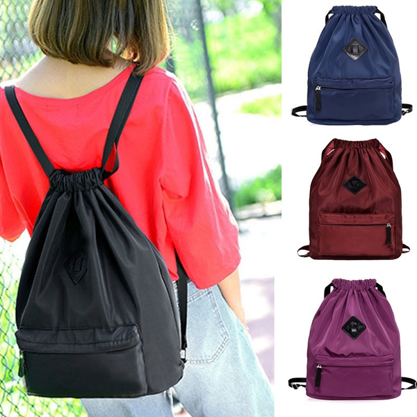 drawstring backpack men