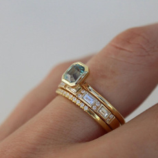 DIAMOND, wedding ring, gold, 18k gold ring