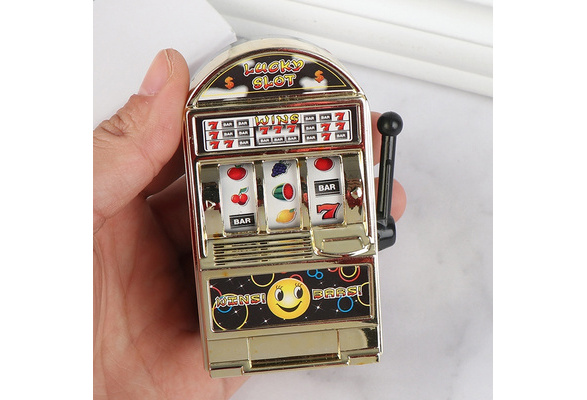 1Pc funny toys slot machine mini toy lucky jackpot for kids gift. 