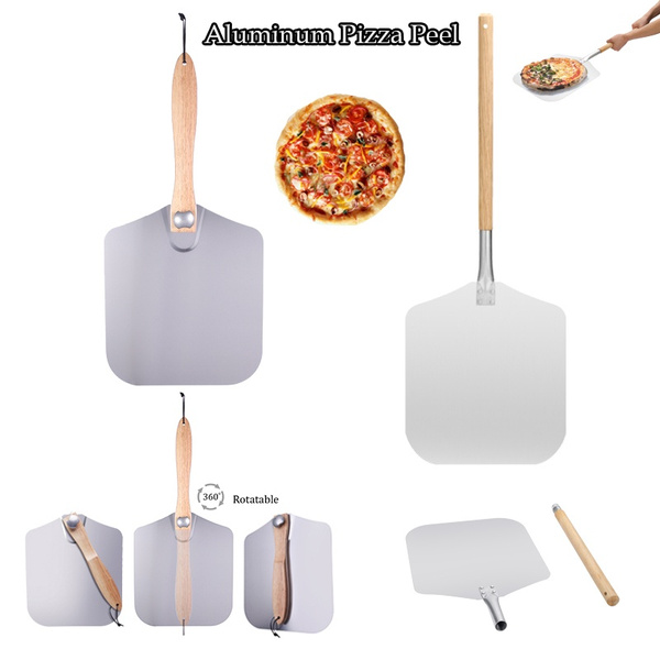 Pizza Peel Aluminum Pizza Shovel With Long Handle Custom Baking Accessories 
