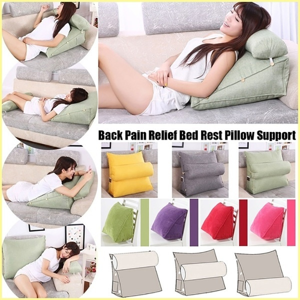 Back Pain Relief Pillow Bed Rest Back Pillow Support TV Reading