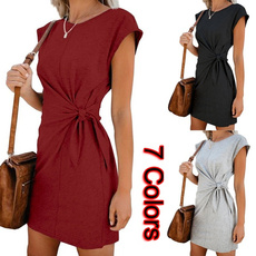 Shorts, Necks, Sleeve, Dress